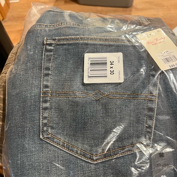 Men’s NWT lucky brand jeans 34X30 - Picture 4 of 4